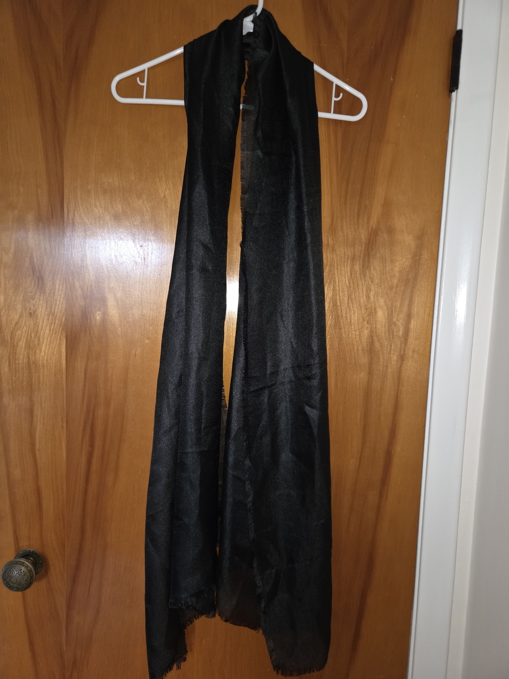Lightweight Black Scarf